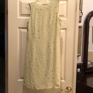 INC lime green sleeveless dress